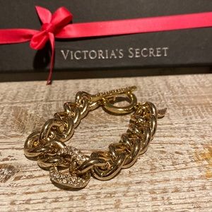 Victoria's Secret Gold Charm Bracelet